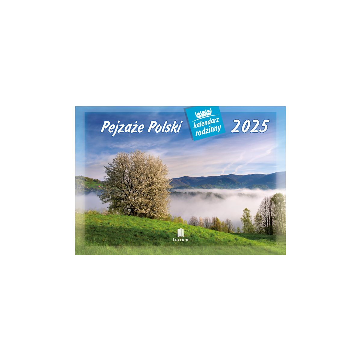 Kalendarz ścienny Pejzaże Polski Lucrum rodzinny 2023 280mm x 200mm (WL03)