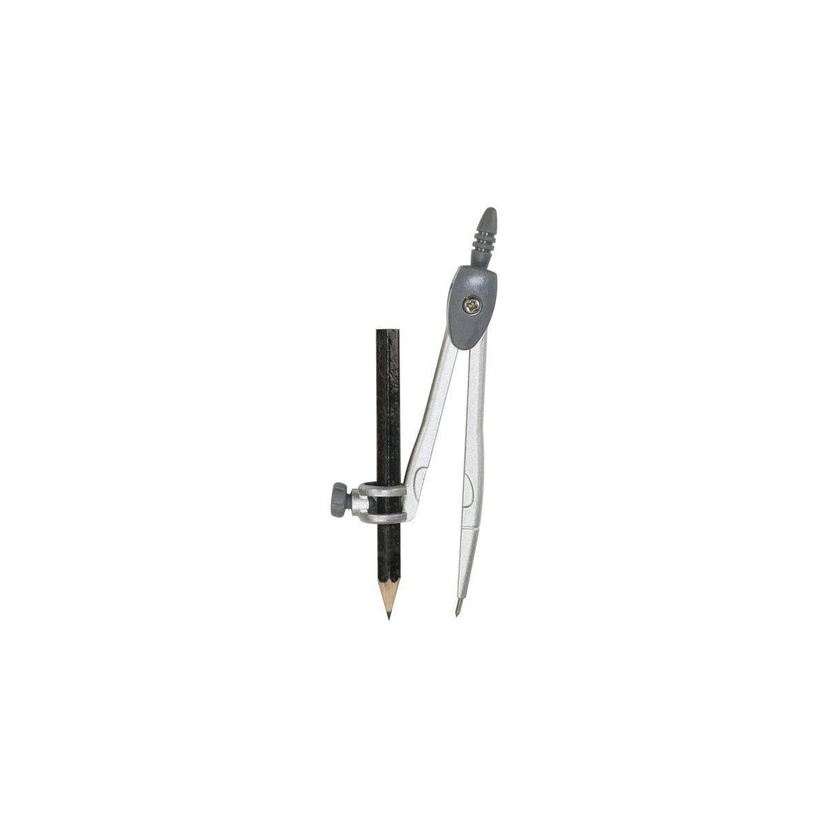 Cyrkiel metalowy na ołówek w etui