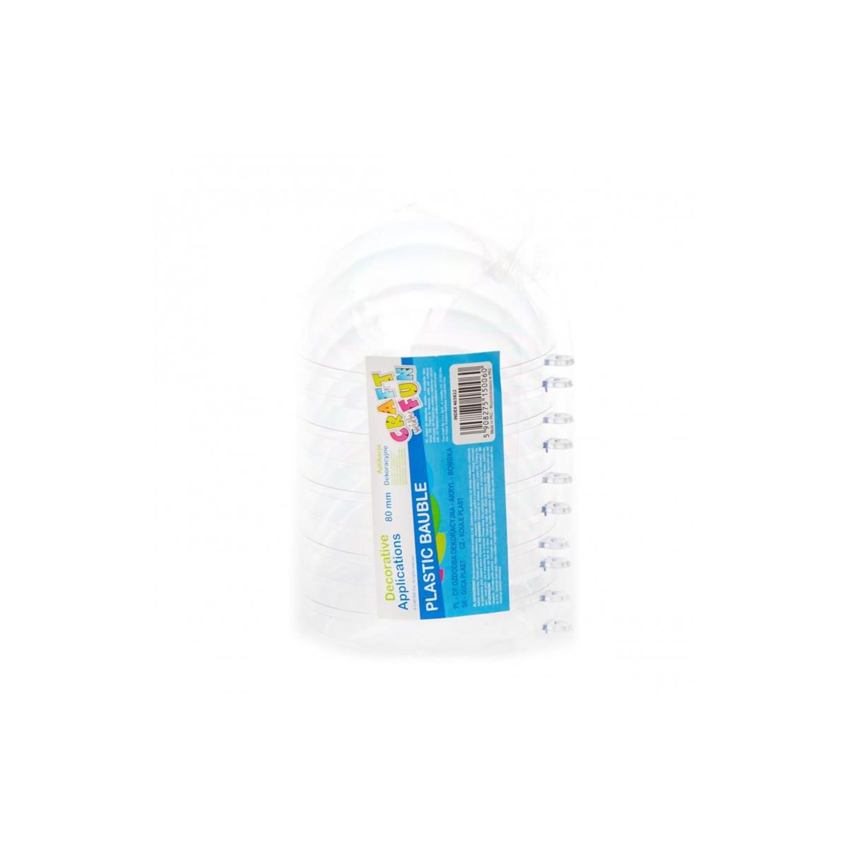 Bombki plastik Craft with Fun (463820)