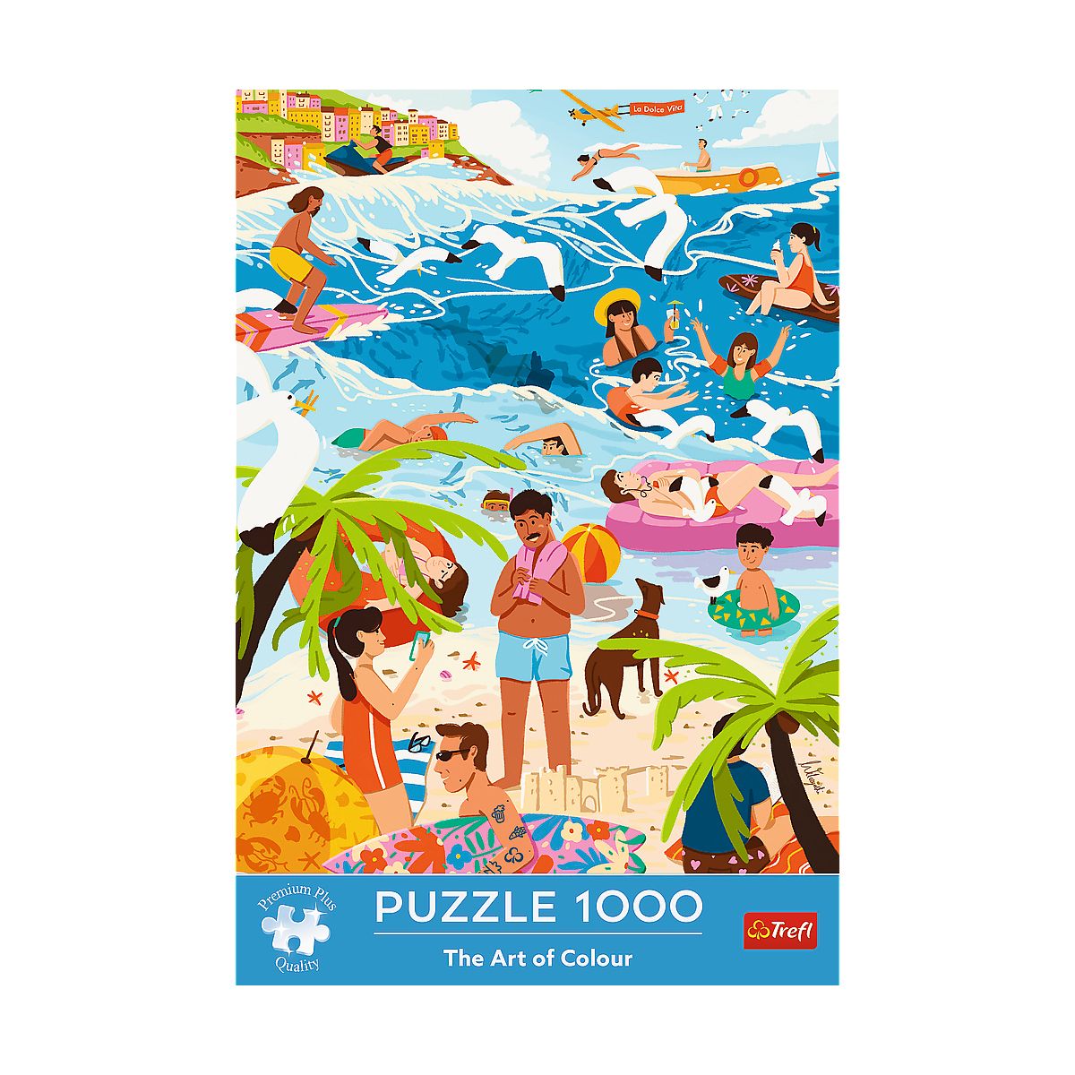 Puzzle premium plus The Art of Colour: W Wakacyjnym Ferworze 1000 el. Trefl (12065)