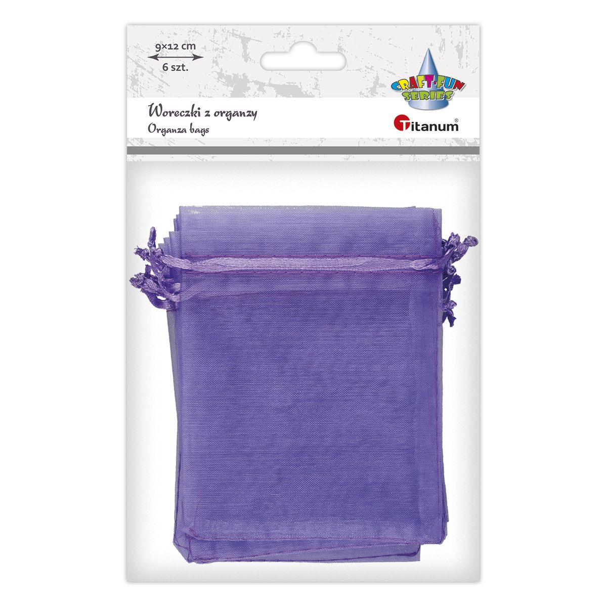 Organza Craft-Fun Series Woreczki z organzy wrzosowe Titanum (25BJ033127-7)