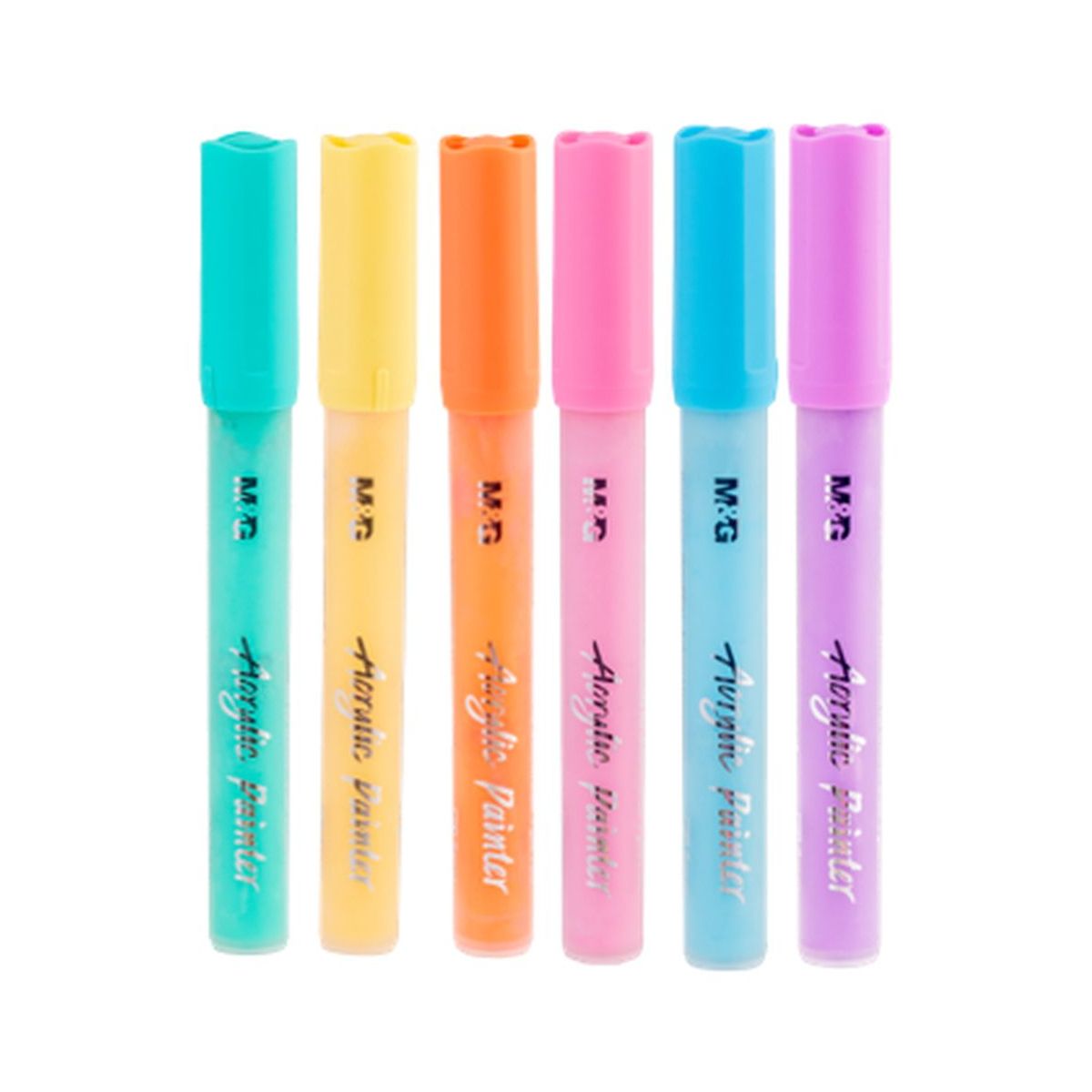 Marker specjalistyczny Happy Color Pastelowe markery akrylowe (MG APL976P5 WP6)