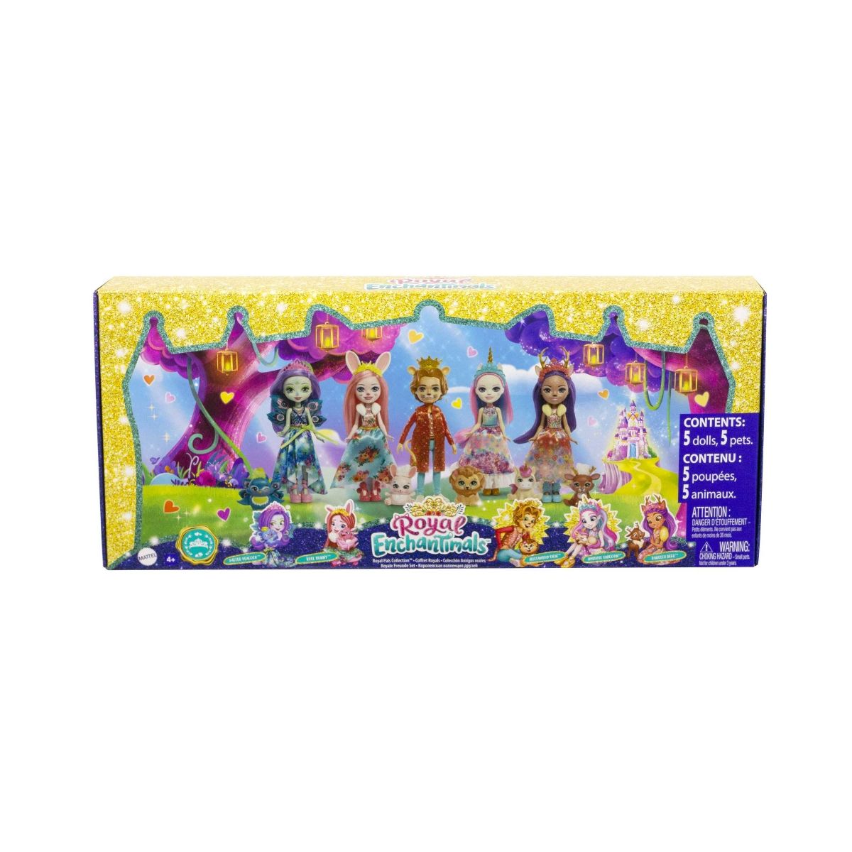 Lalka Enchantimals Wielokpak Królewscy przyjaciele Mattel (HCJ18)