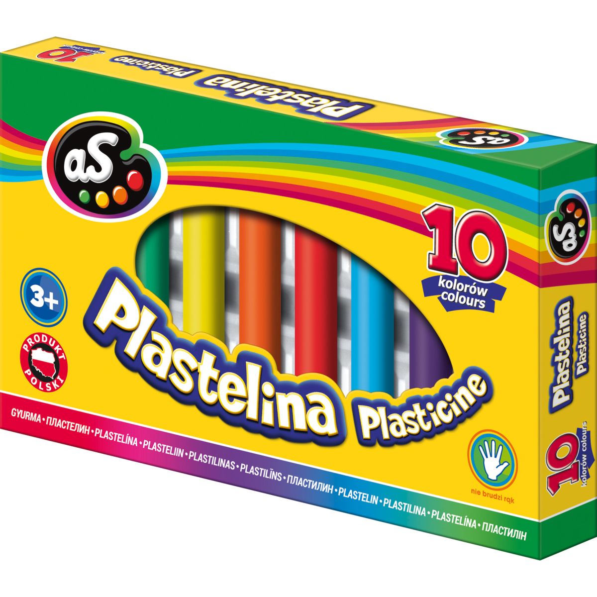 Plastelina As 10 kol. mix (303219002)