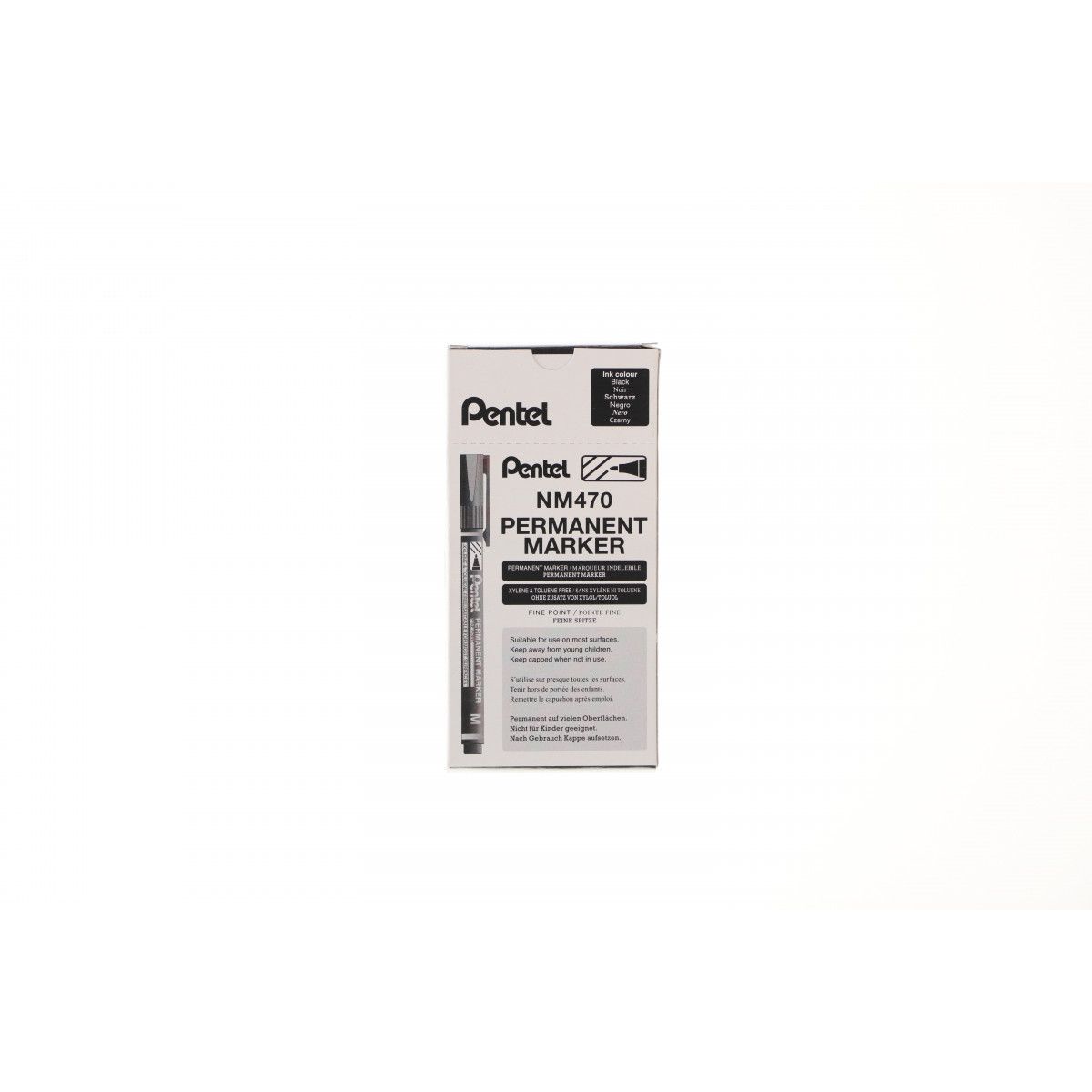 Foliopis FINE POINT wkład czarny 1,0mm Pentel (NM470-A)
