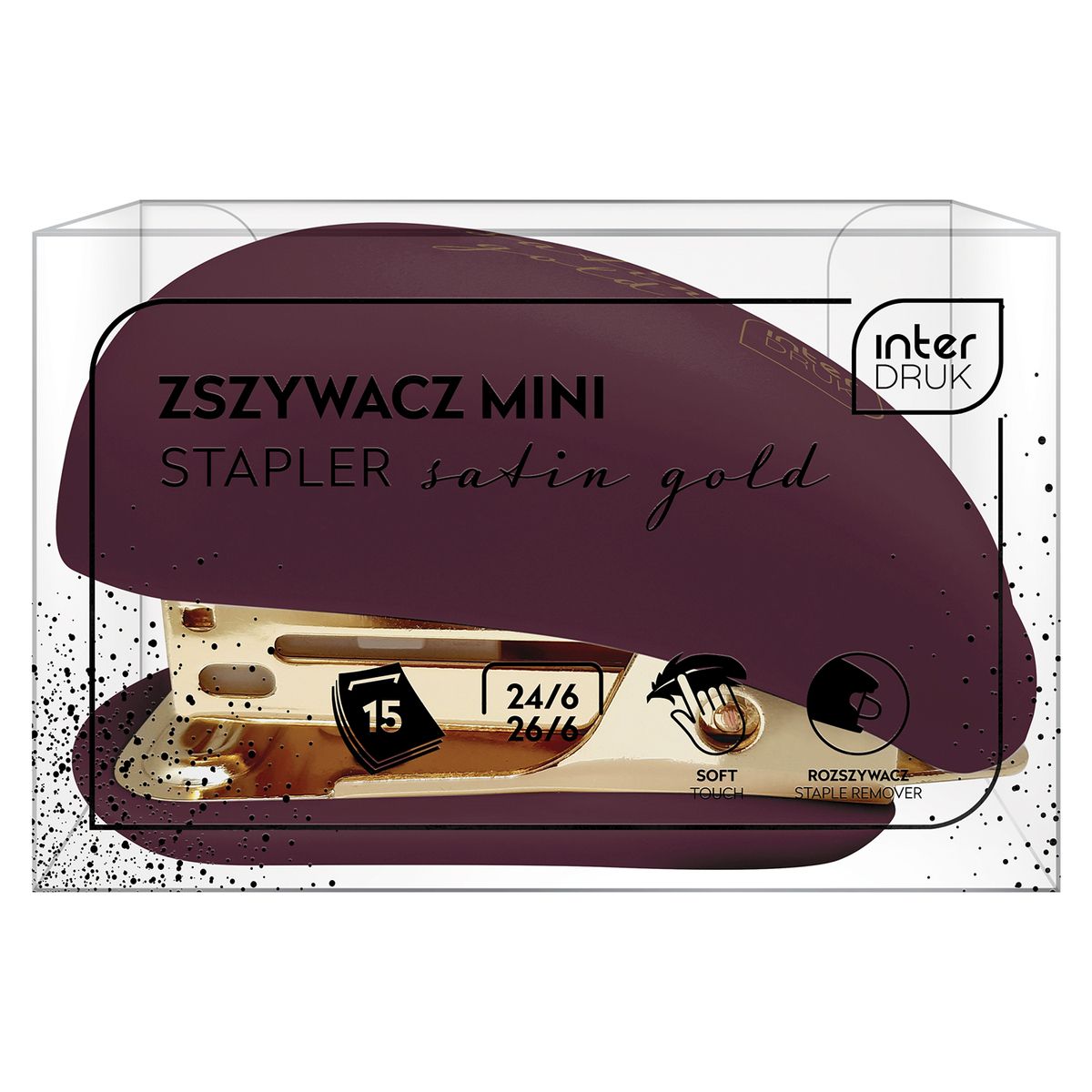 Zszywacz Yn-teen Satin Gold mix 15k