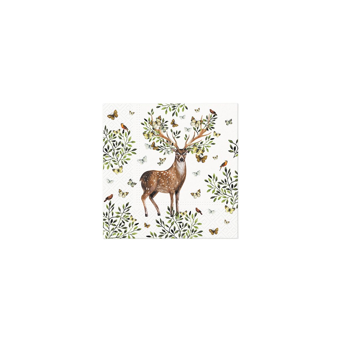 Serwetki Paw Lunch BN Forest Antlers mix nadruk papier [mm:] 330x330 (SDL132500)