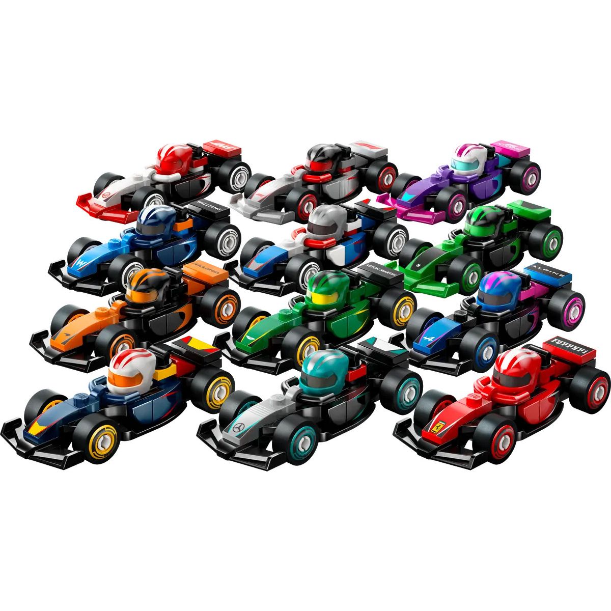 Klocki konstrukcyjne Lego Formuła 1 Kolekcjonerskie bolidy F1® (71049)