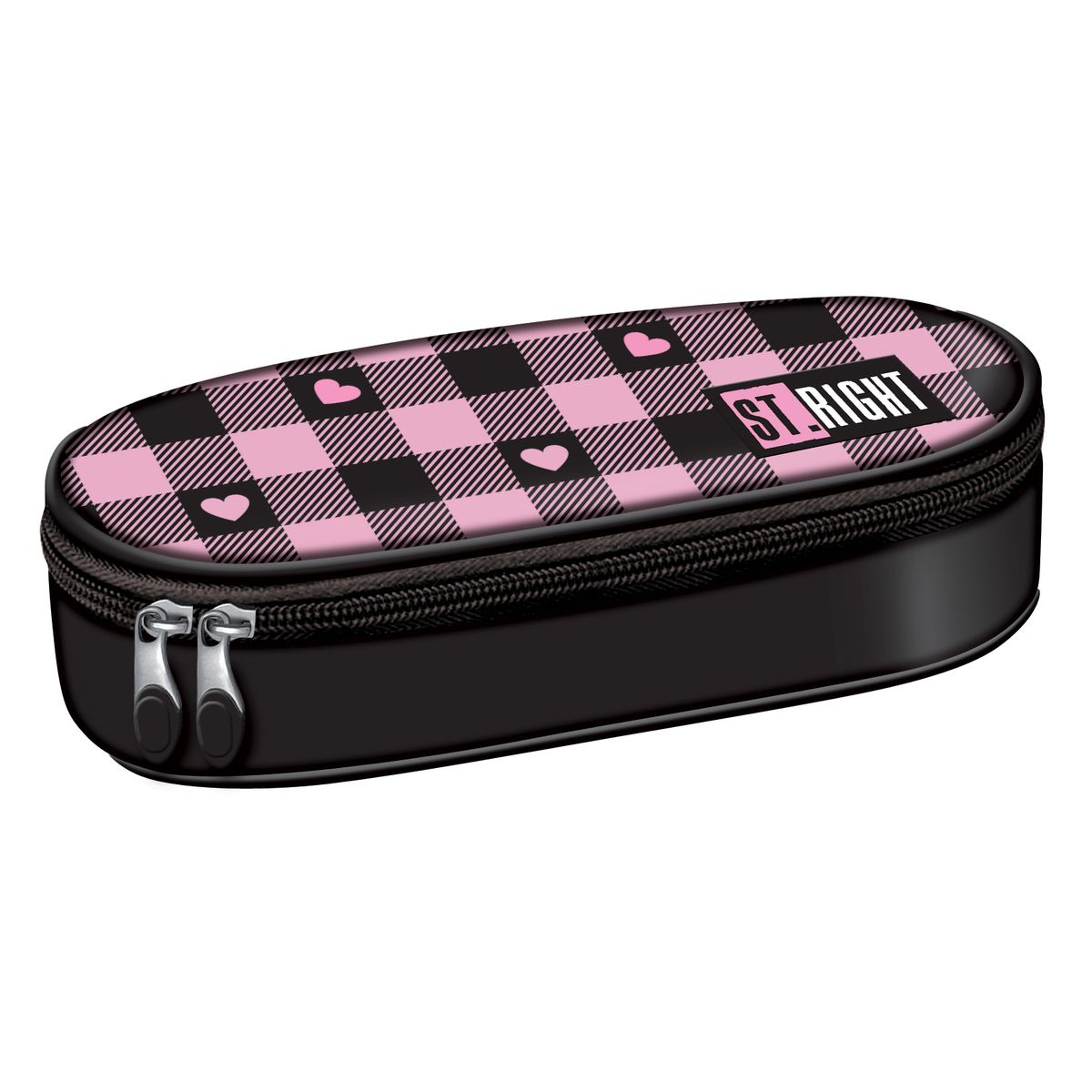 Saszetka Z Usztwnianą Klapką PINK CHECKERED mix St.right (PC-01)