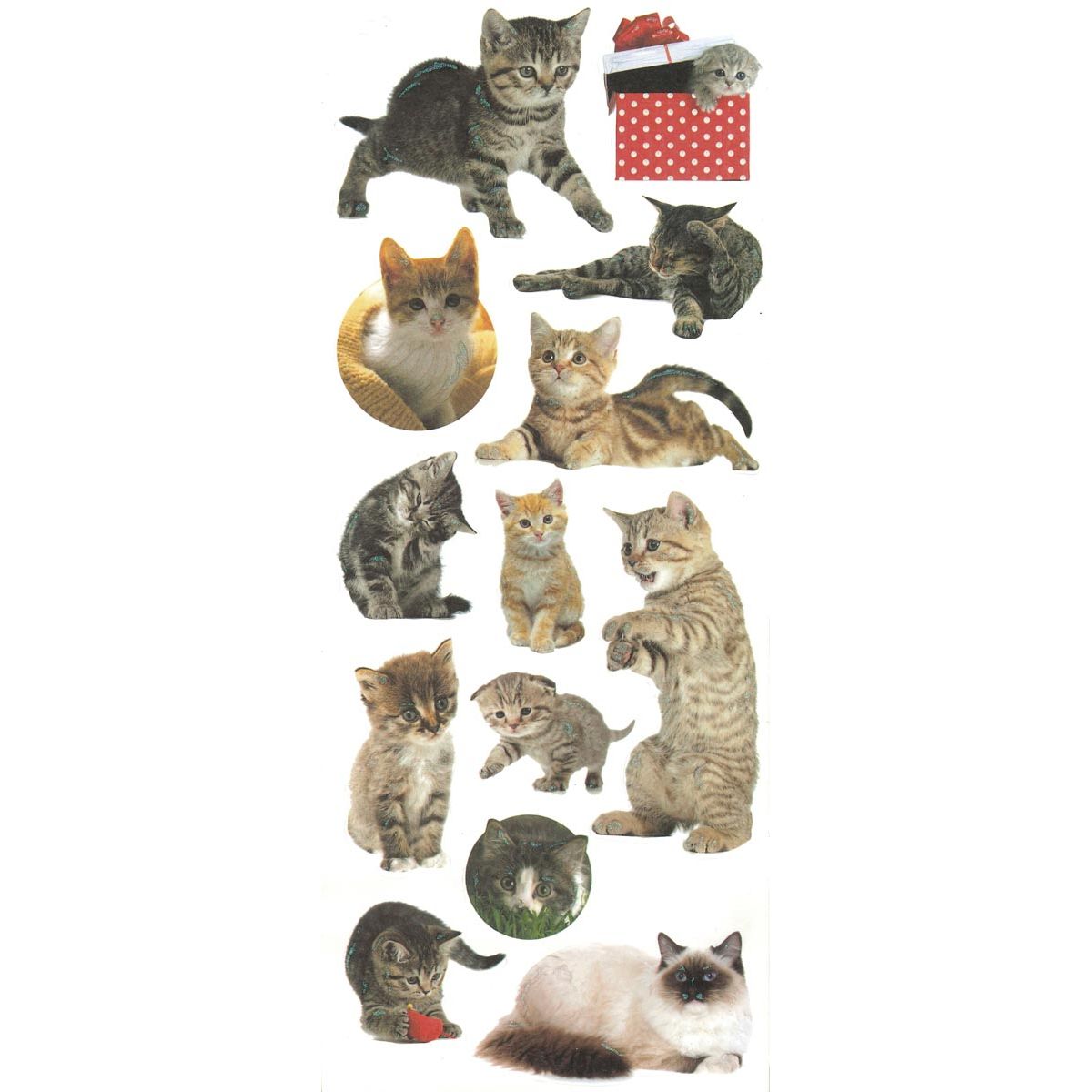 Naklejka (nalepka) Craft-Fun Series papierowe koty Titanum (1004323-2)