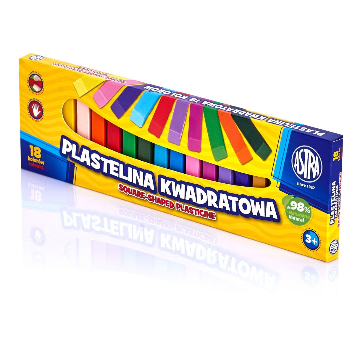 Plastelina Astra 18 kol. kwadratowa mix (83814904)