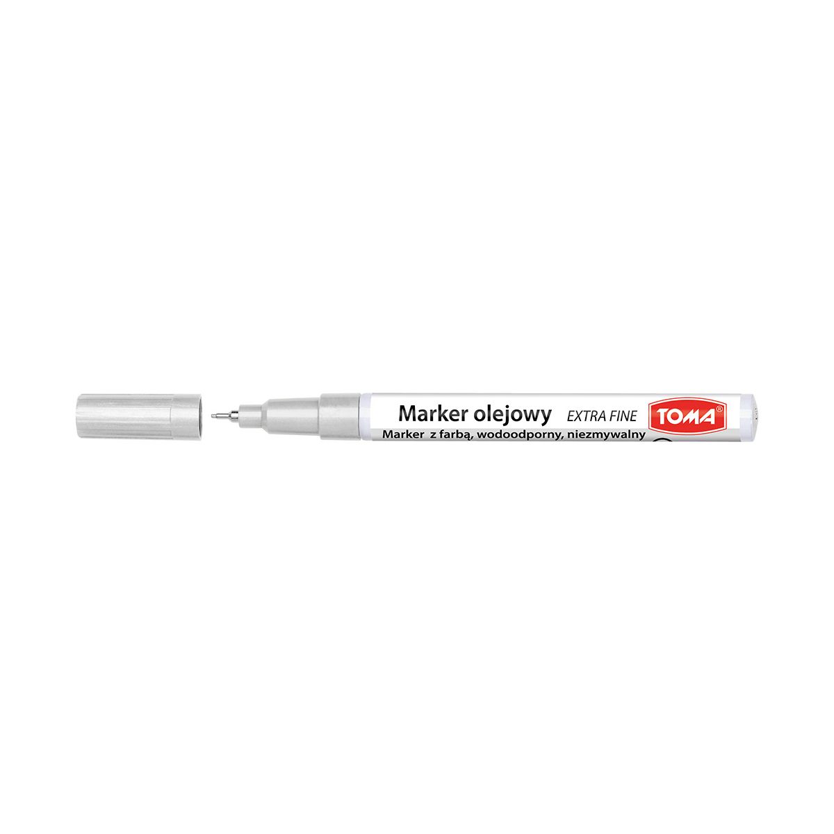 Marker olejowy Toma extra fine srebrny 0,9mm (TO-442 9 4)