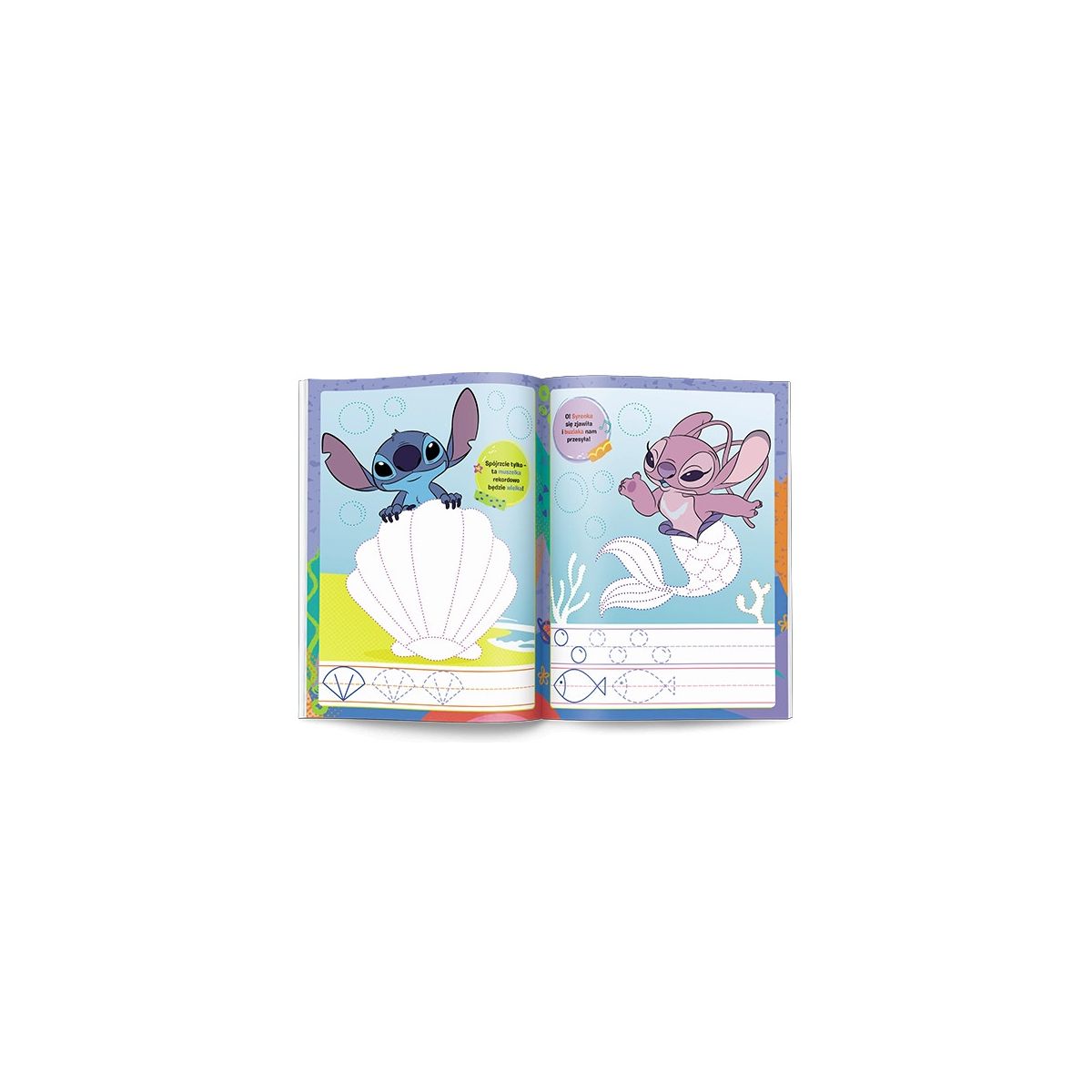 Książeczka edukacyjna Stitch. Rysujemy Szlaczki Ameet (KSS 9115)