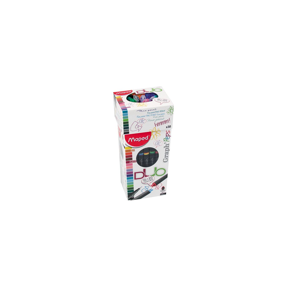 Cienkopis Maped Graph Peps DUO mix 0,4mm 2kol. (749260)