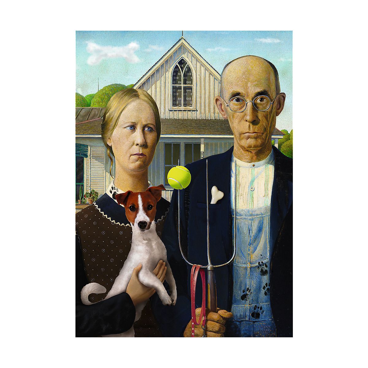 Puzzle American Gothic 500 el. Trefl (37526)