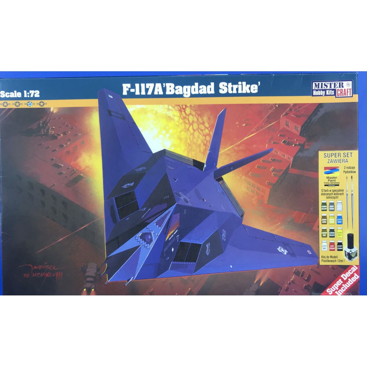 Model do sklejania Olymp Aircraft F-117A Bagdad Strike (SE-07)