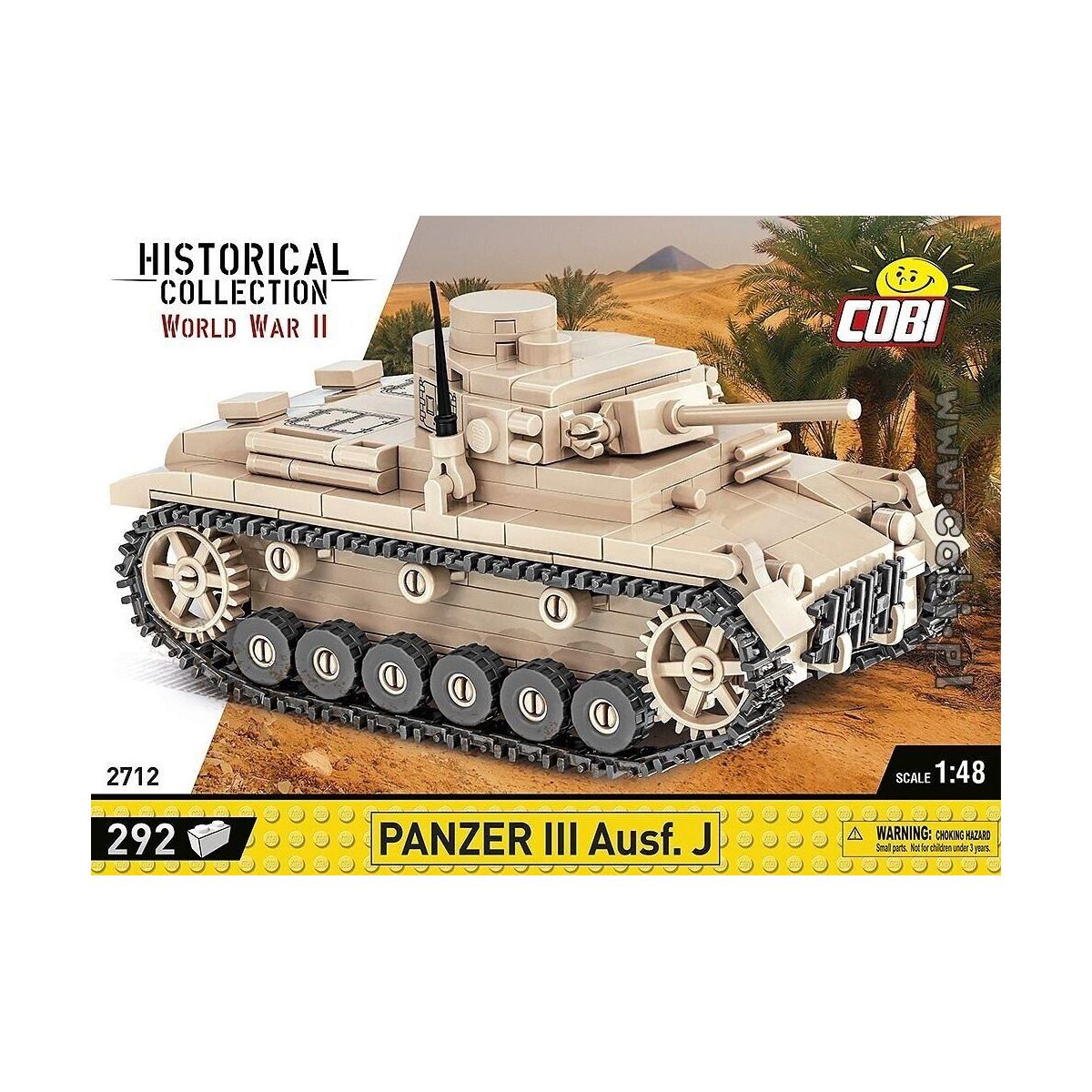 Klocki plastikowe Cobi HC WWII Panzer III Ausf. J (2712)