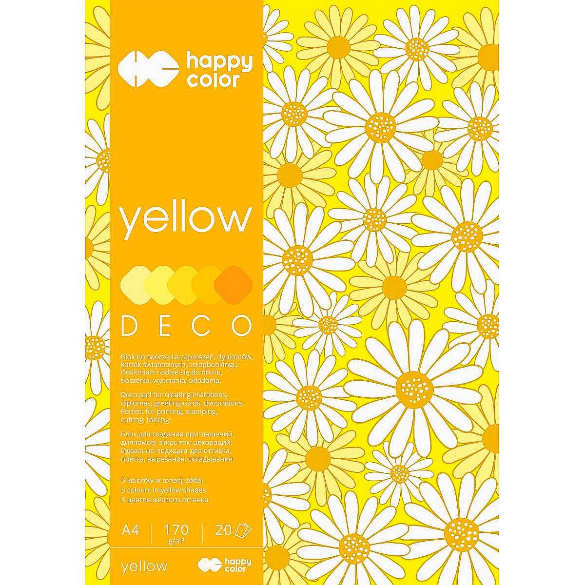 Zeszyt papierów kolorowych Happy Color A4 170g 20k (HA 3717 2030-012)