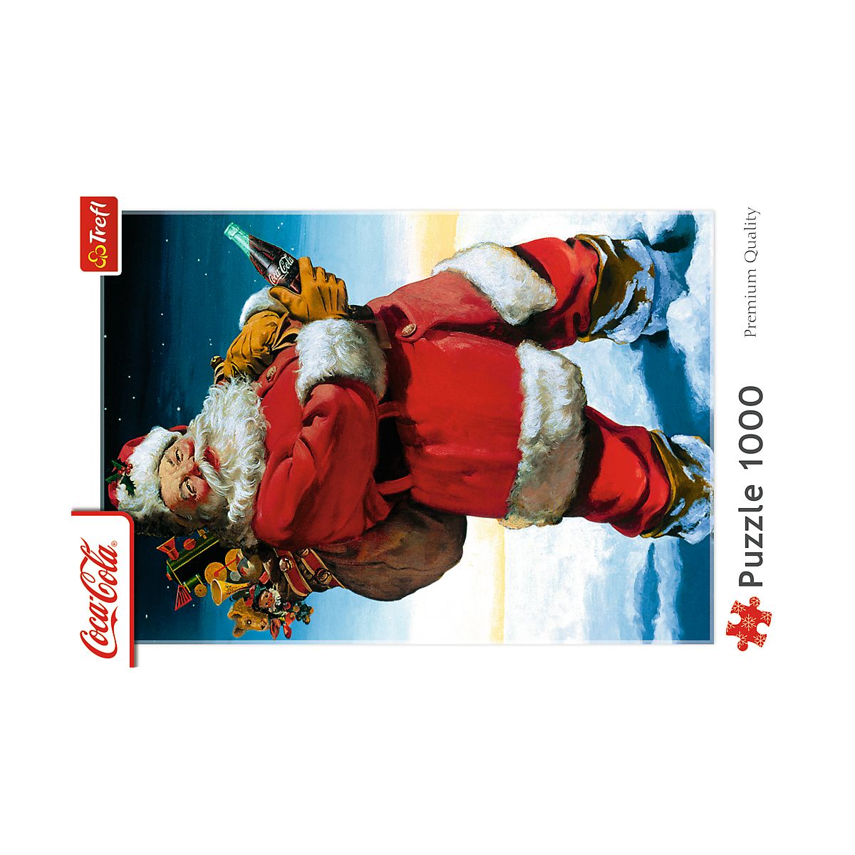 Puzzle Xmass Mikołaj na śniegu Trefl (10923)