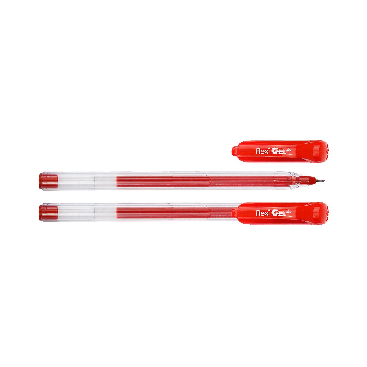 Długopis FLEXI GEL żelowy czerwony czerwone 0,6mm Penmate (TT8502)