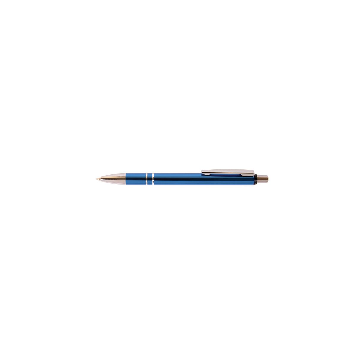 Długopis wielkopojemny Star tuba niebieski 1,0mm Cresco (600005St-04)