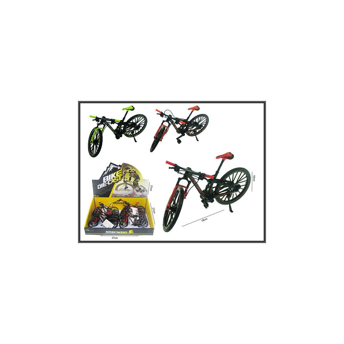 Rowerek Hipo MTB 18cm 3-kolory (H13582)