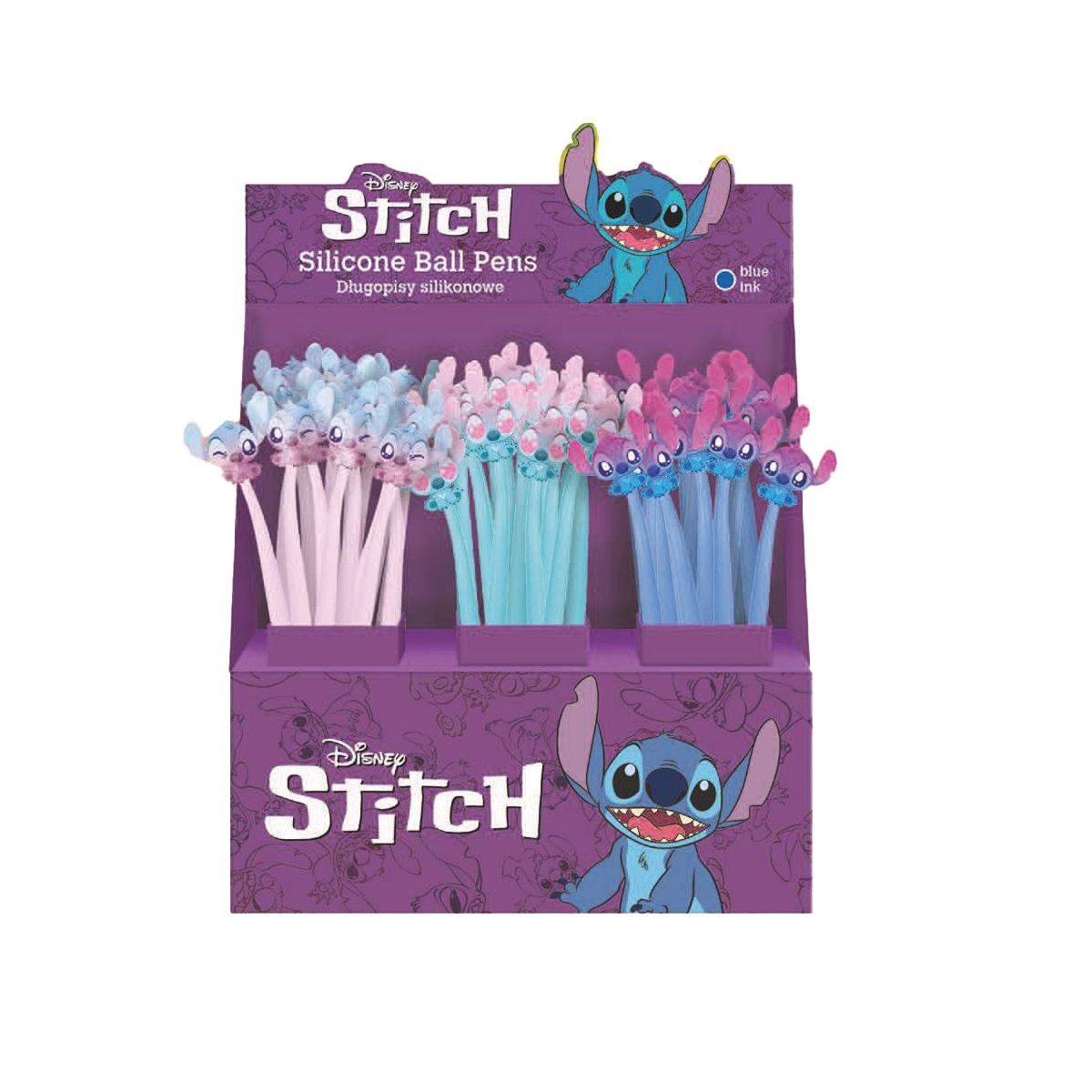Długopis standardowy Stitch niebieski 0,7mm Patio (91347PTR)