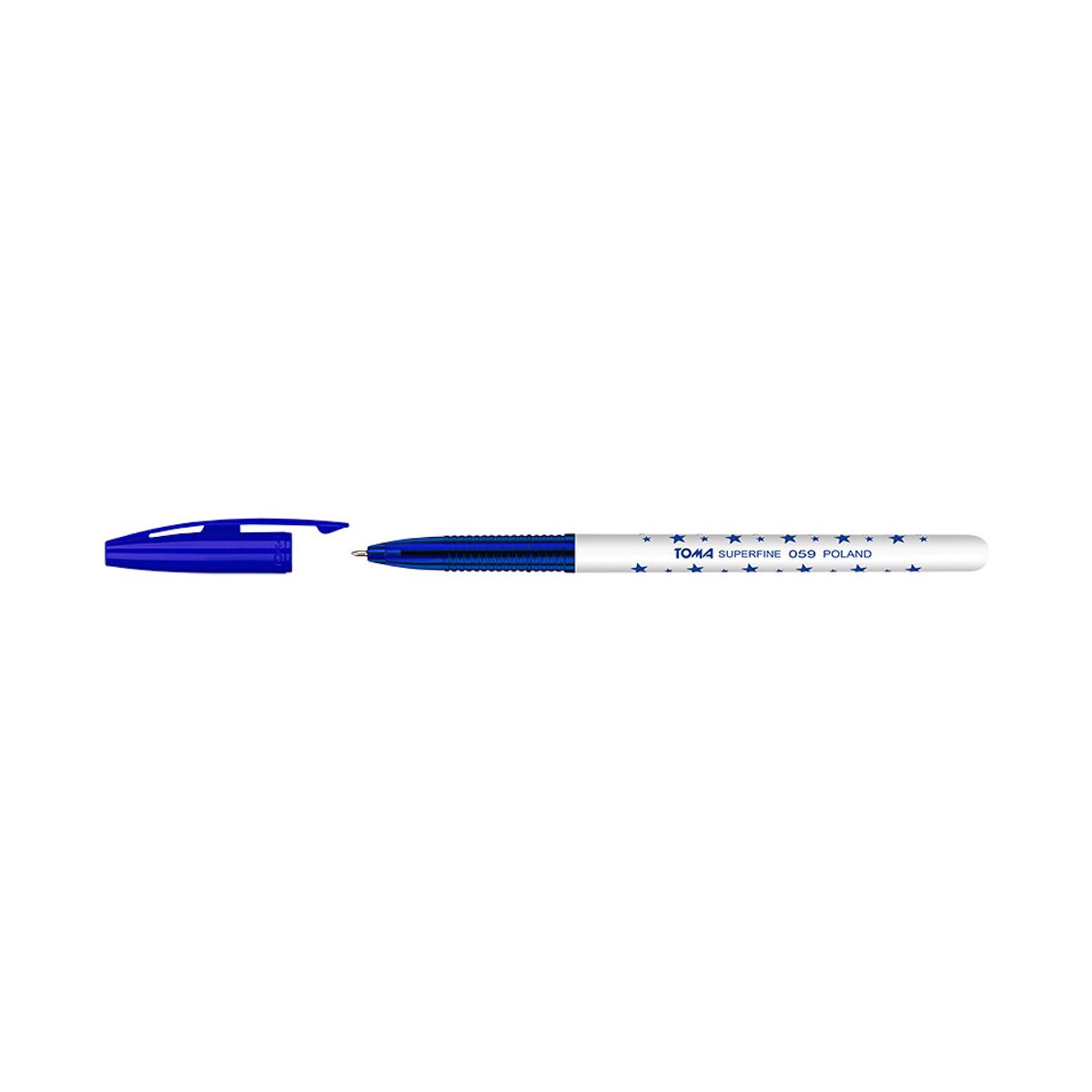Długopis Toma gwiazdki niebieski niebieski 0,5mm (TO-059 1 2)