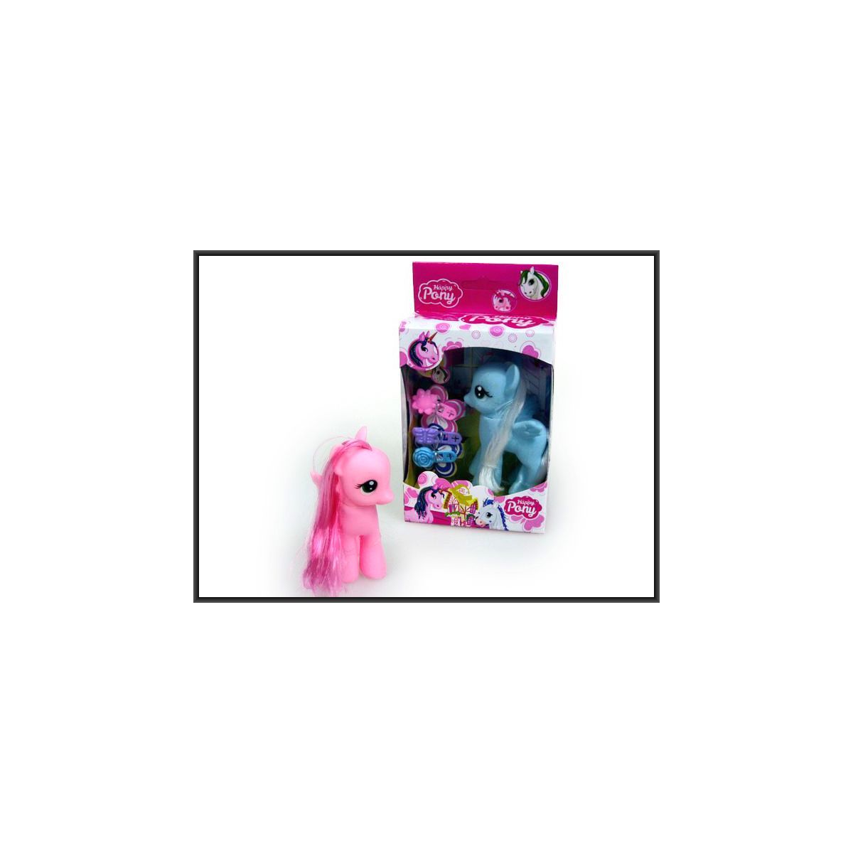 Figurka Hipo Happy Pony Kucyk ze spineczkami (HLA070)