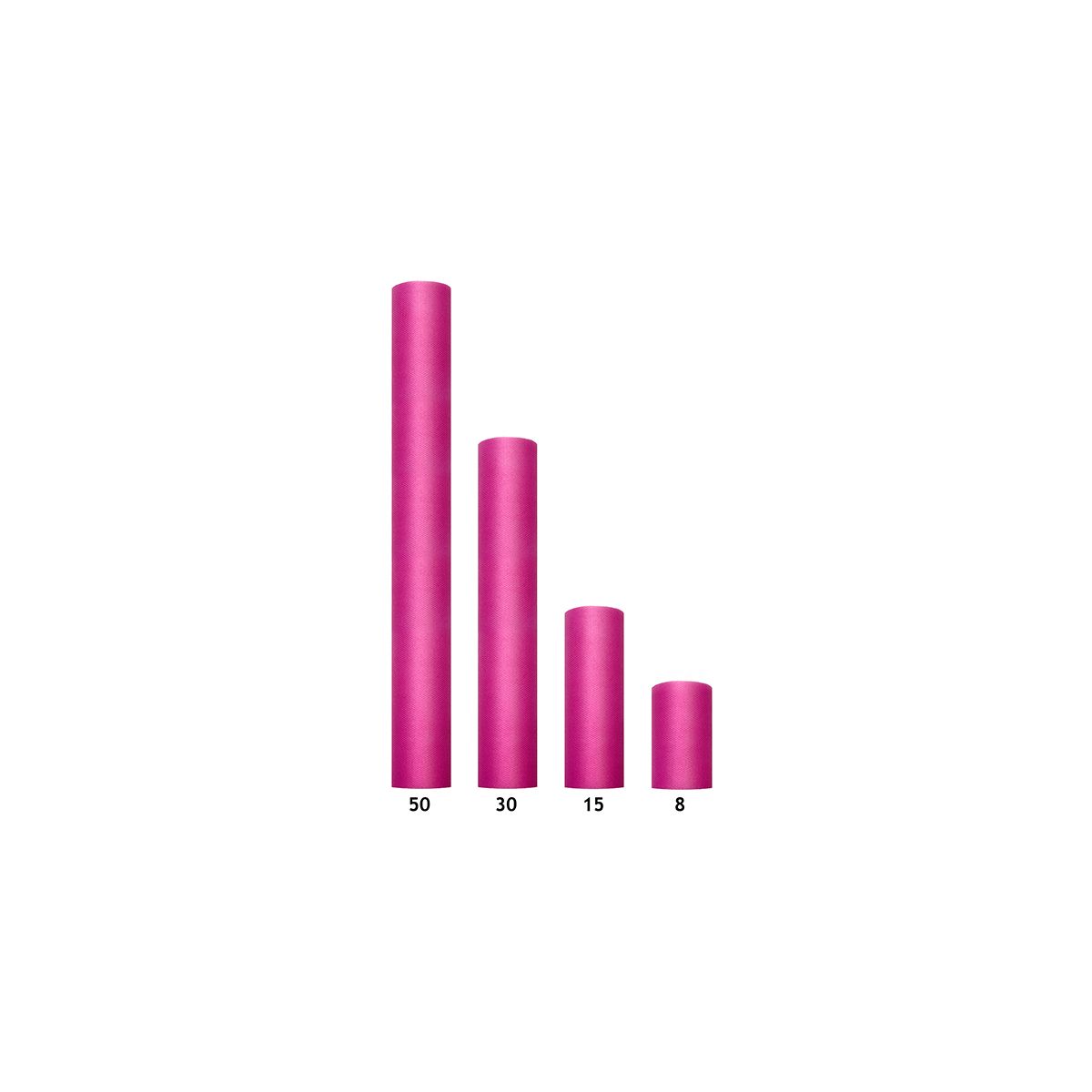 Tiul Partydeco tiul różowy 9m (TIU30-080)