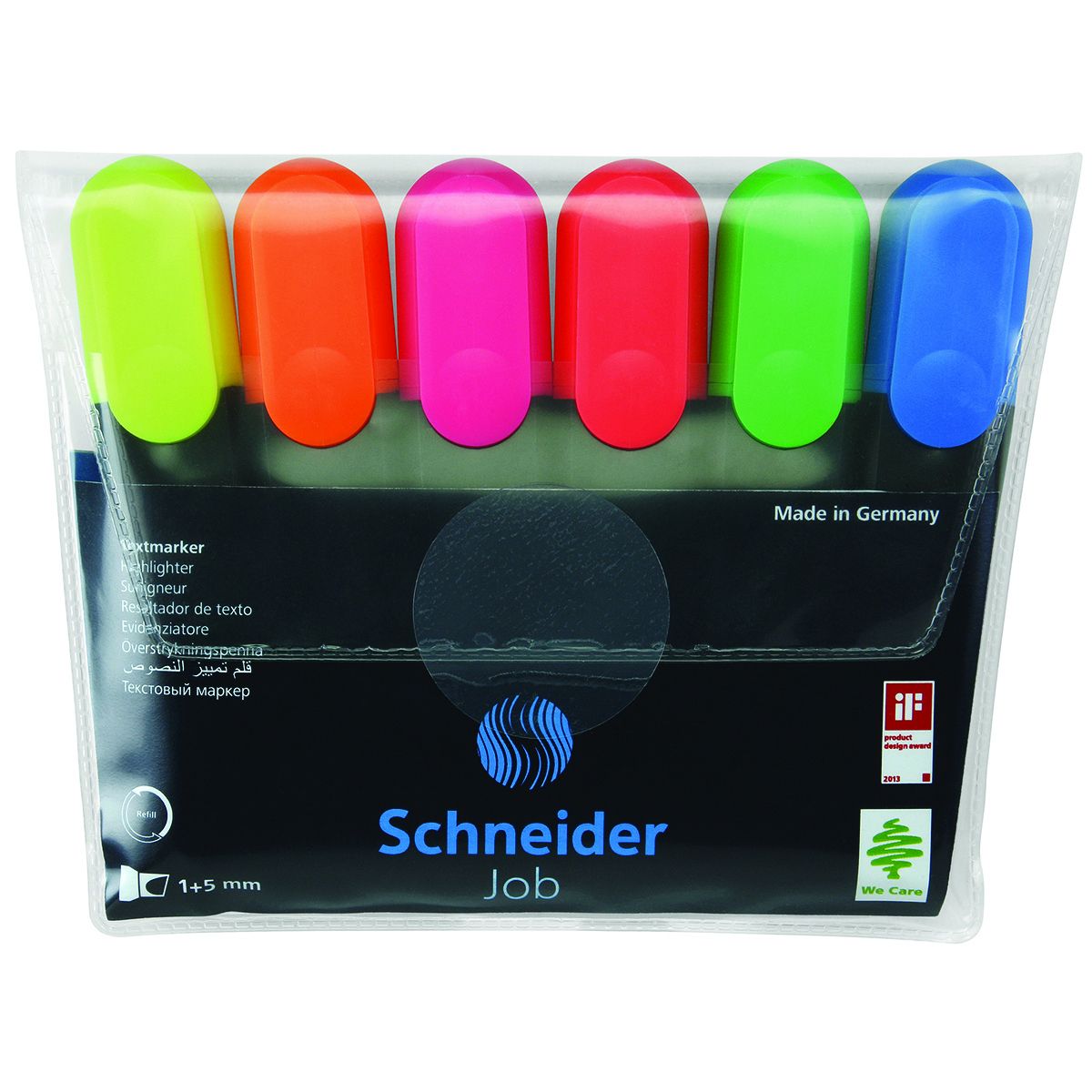 Zakreślacz Schneider Job 6 kolorów (150096)