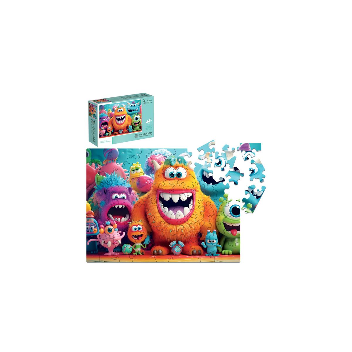 Puzzle Shaggy Monsters Milliwood (50158)