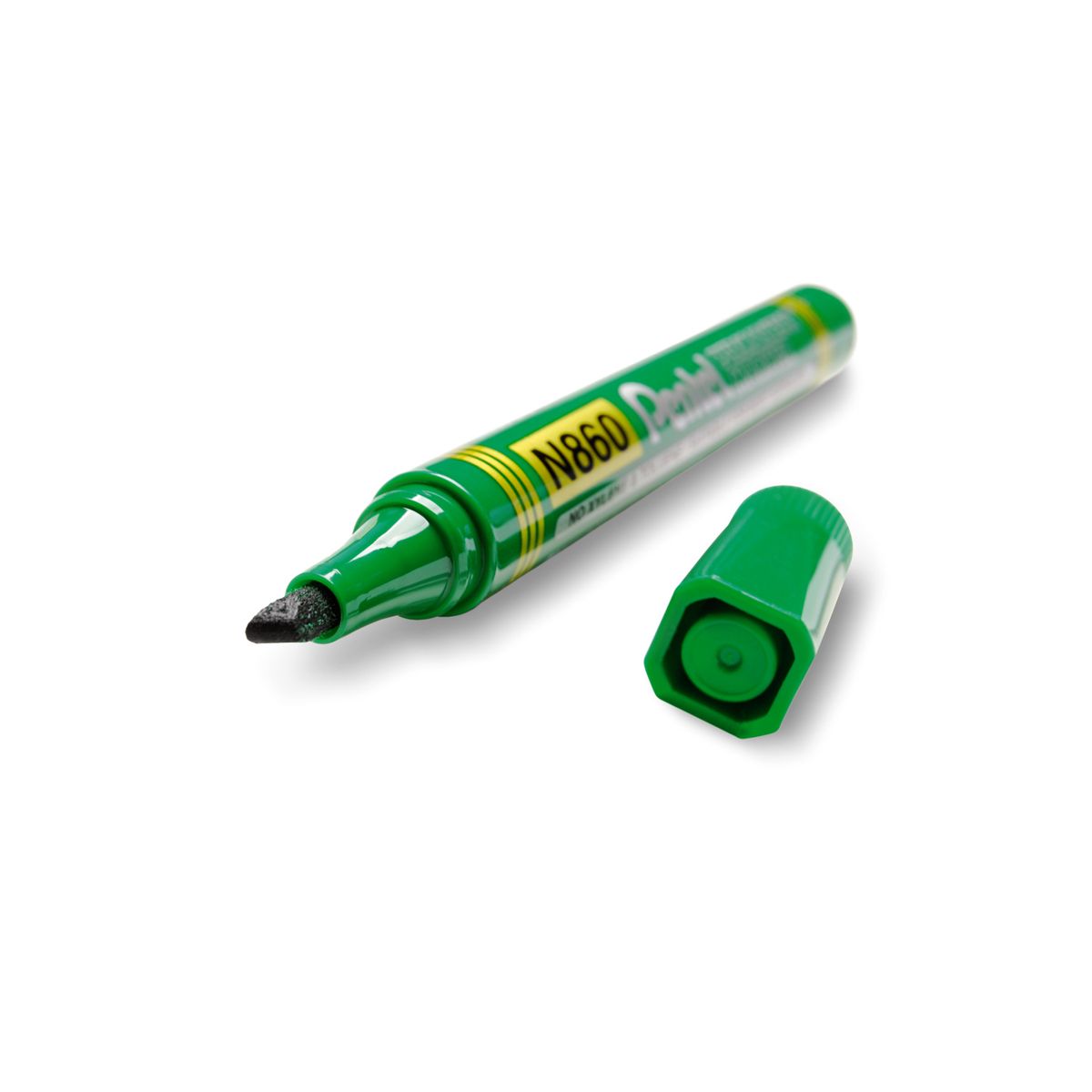 Marker permanentny Pentel zielony 1,2-4,5mm ścięta końcówka