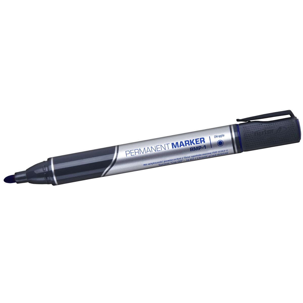 Marker permanentny Rystor RMP-1 niebieski 2,0-3,0mm okrągła końcówka