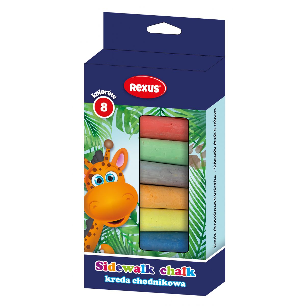 Kreda chodnikowa Rexus mix 8 sztuk