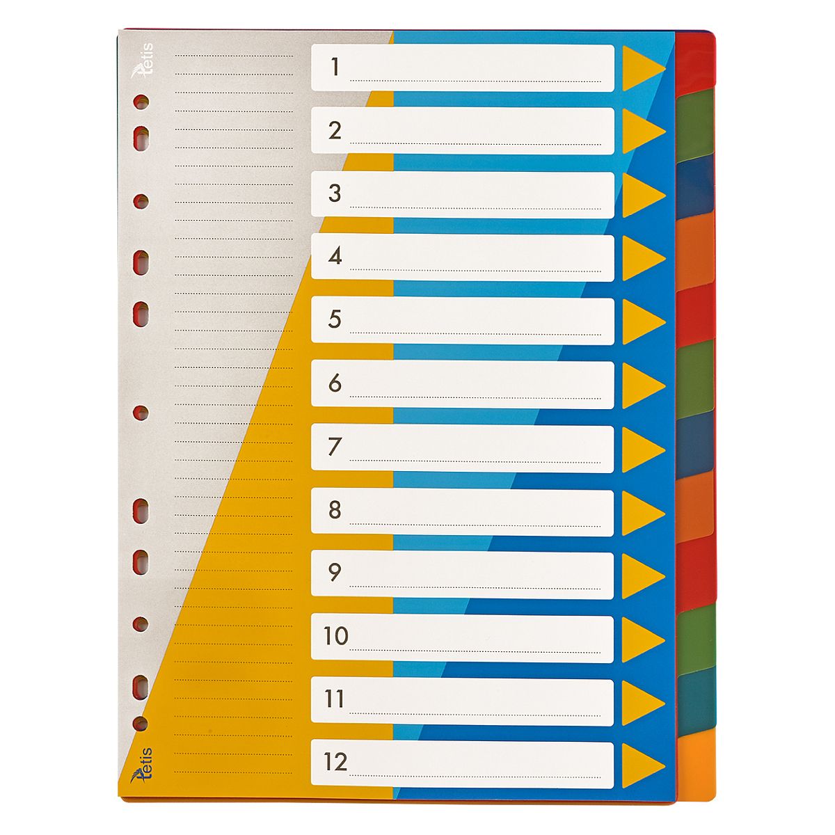 Przekładka czysta numeryczne A4 Tetis (BP630-12)