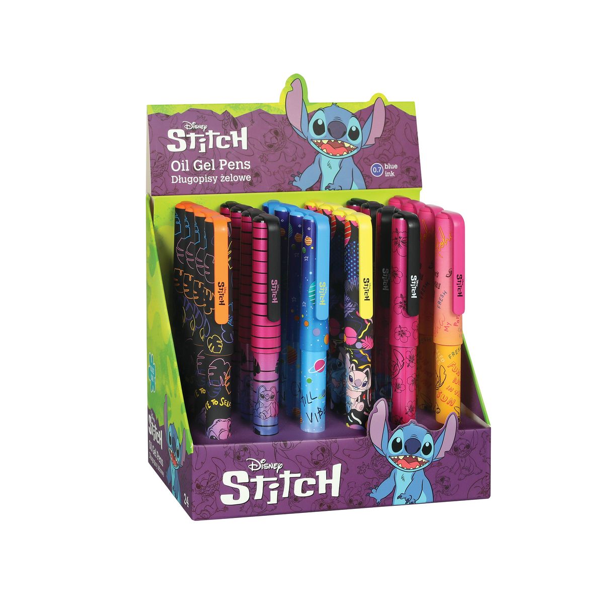 Długopis Stitch niebieski 0,7mm Patio (91361PTR)