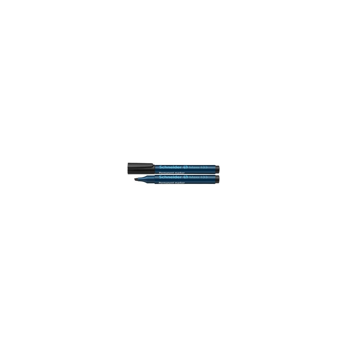 Marker permanentny Schneider Maxx 133 czarny 4,0mm ścięta końcówka (SR113301)