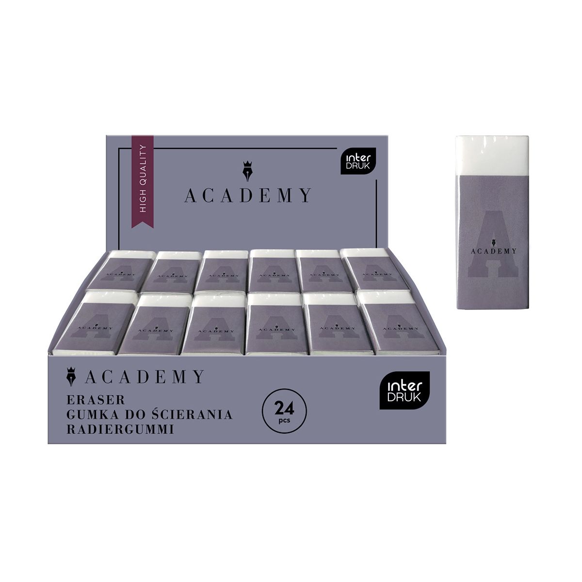 Gumka do mazania ACADEMY Interdruk