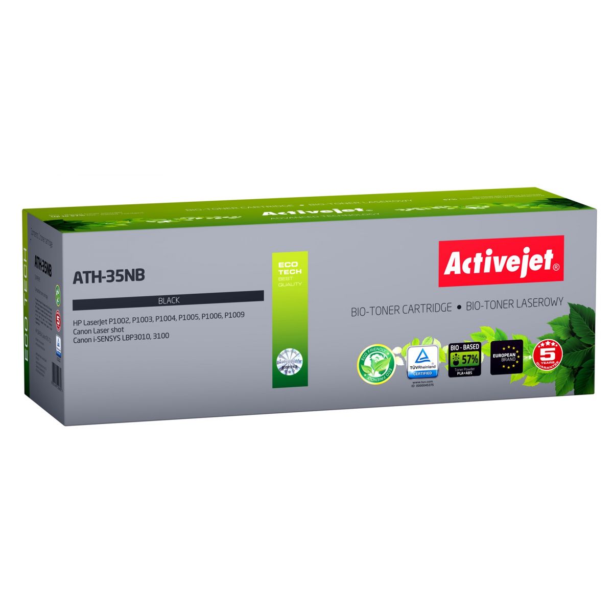 Toner alternatywny Activejet Bio Do HP 35A CB435A czarny (EXPACJTHP0471)