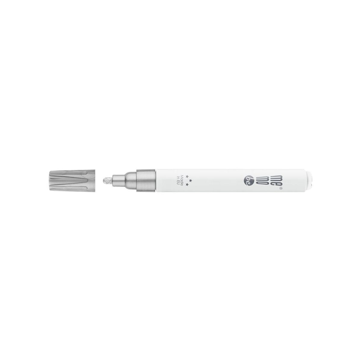 Marker olejowy Memobe srebrny srebrny 2,0-4,0mm okrągła końcówka (MM301-50)