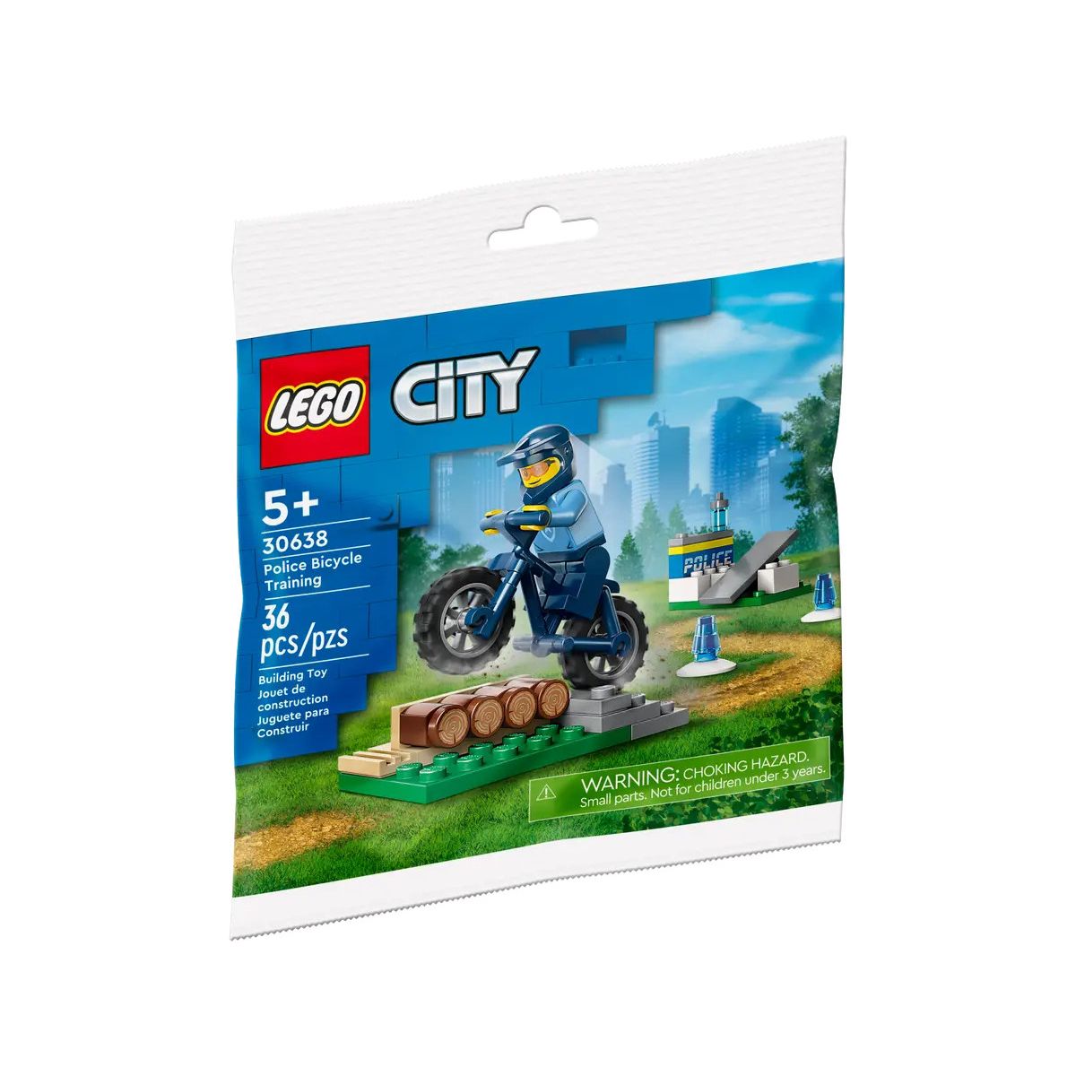 Klocki konstrukcyjne Lego City rower policyjny szkolenie (30638)