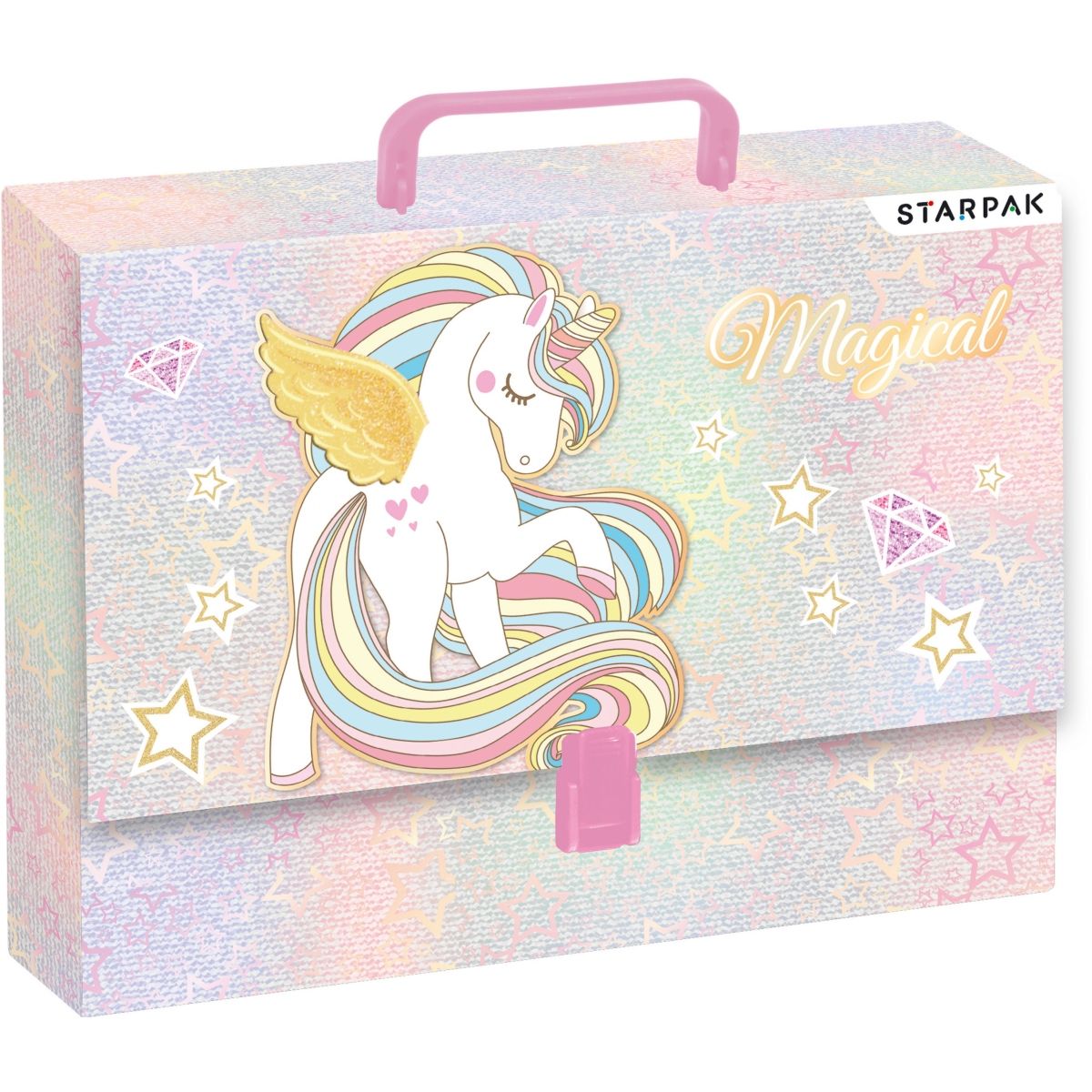 Teczka kartonowa na klips Unicorn A4 mix Starpak (493168)