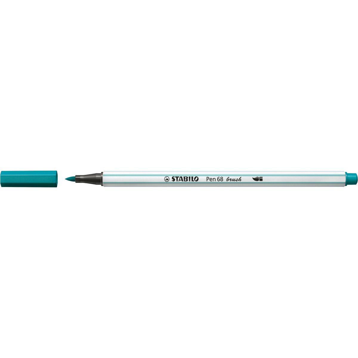 Flamaster Pen 68 brush turkusowy 1 kol. Stabilo (568/51)