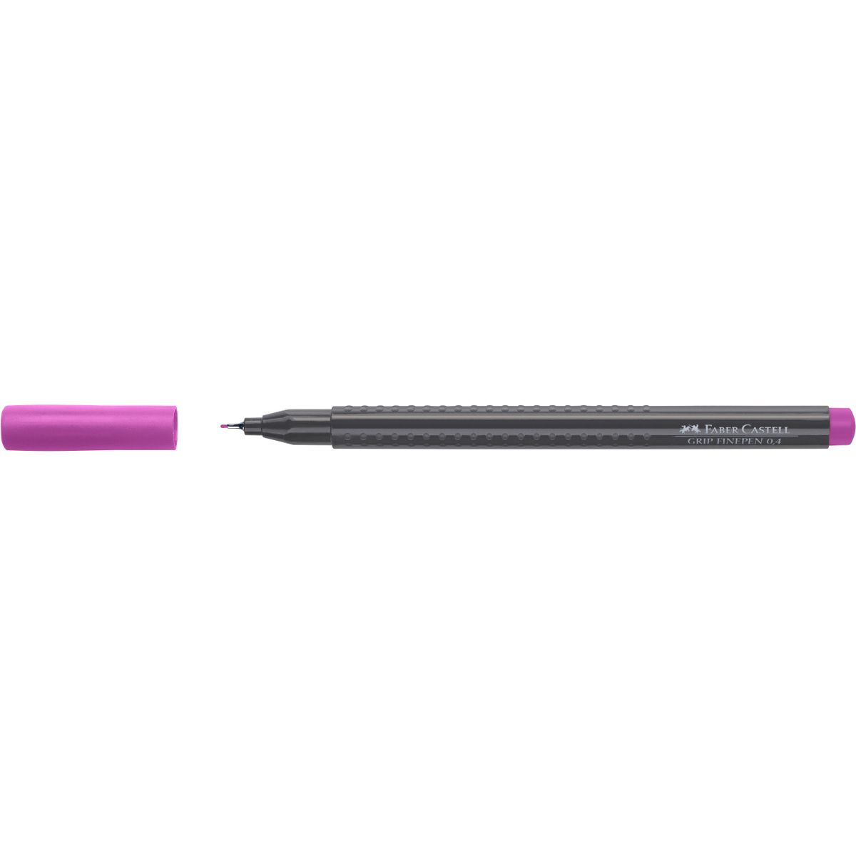 Cienkopis Faber-Castell Grip Finepen 0,4 śliwkowy (FC151634)