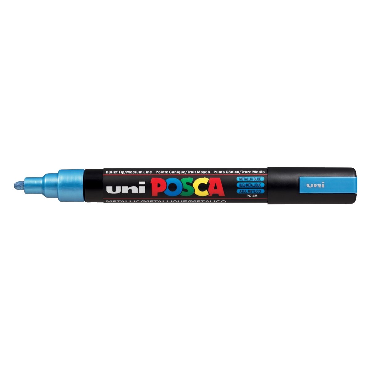 Marker specjalistyczny Posca niebieski metaliczny 1,8-2,5mm okrągła końcówka Uni (PC-5M metalic)