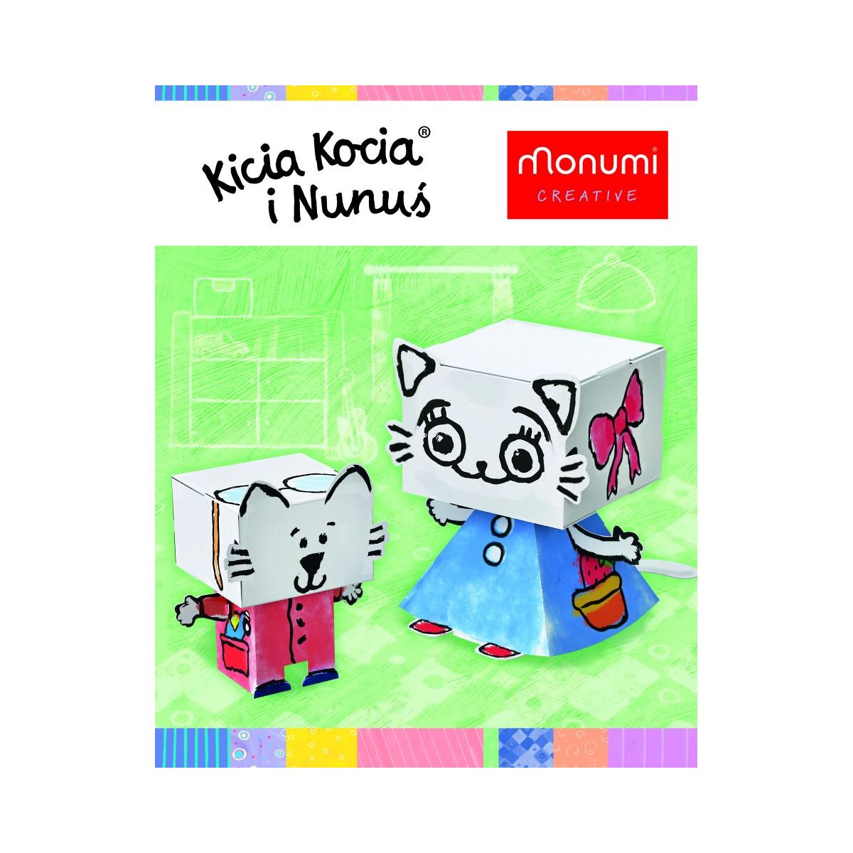 Kolorowanka Monumi Kicia Kocia i Nunuś (M MKK-000101)