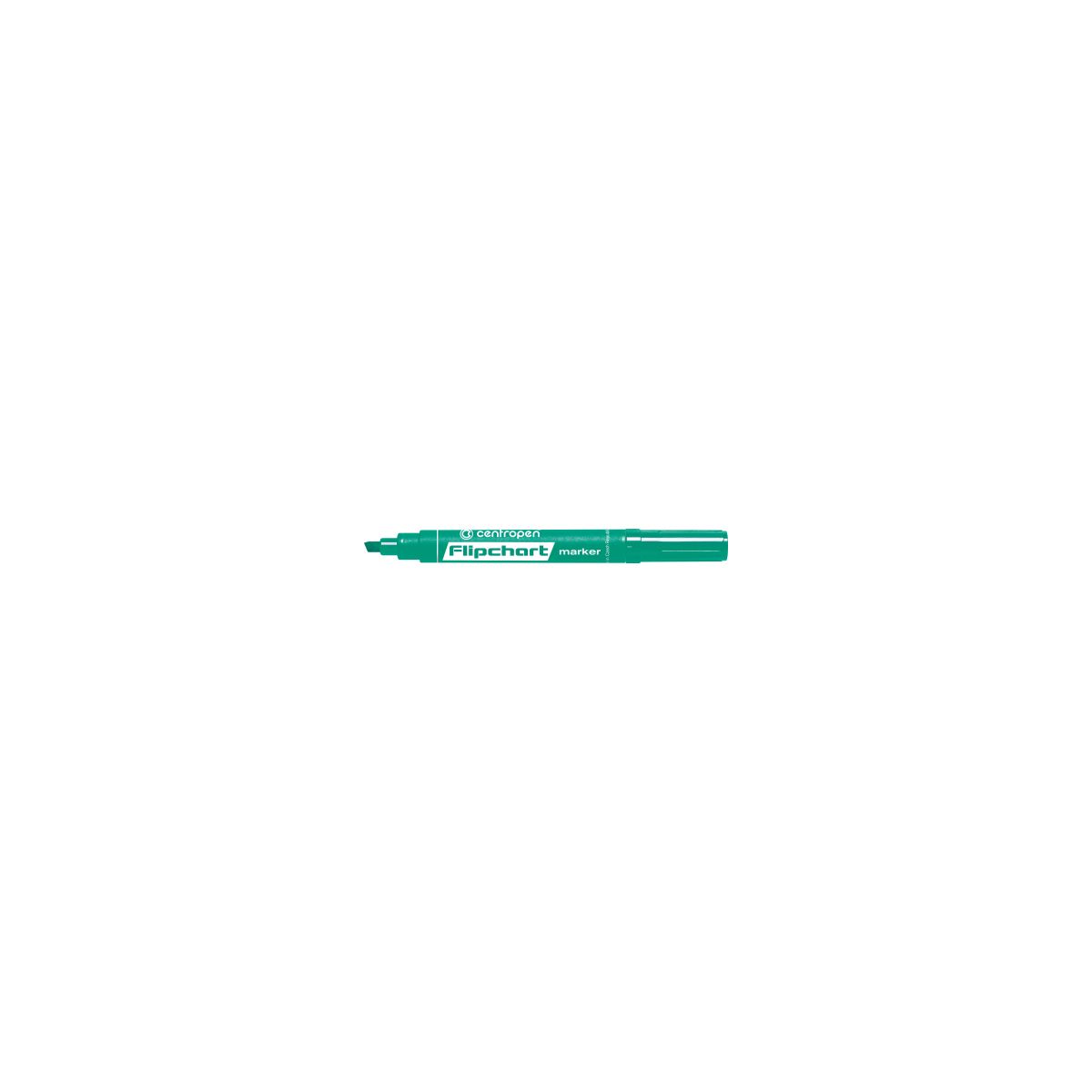 Marker do papieru Centropen 8560 zielony 1,0-4,6mm ścięta końcówka