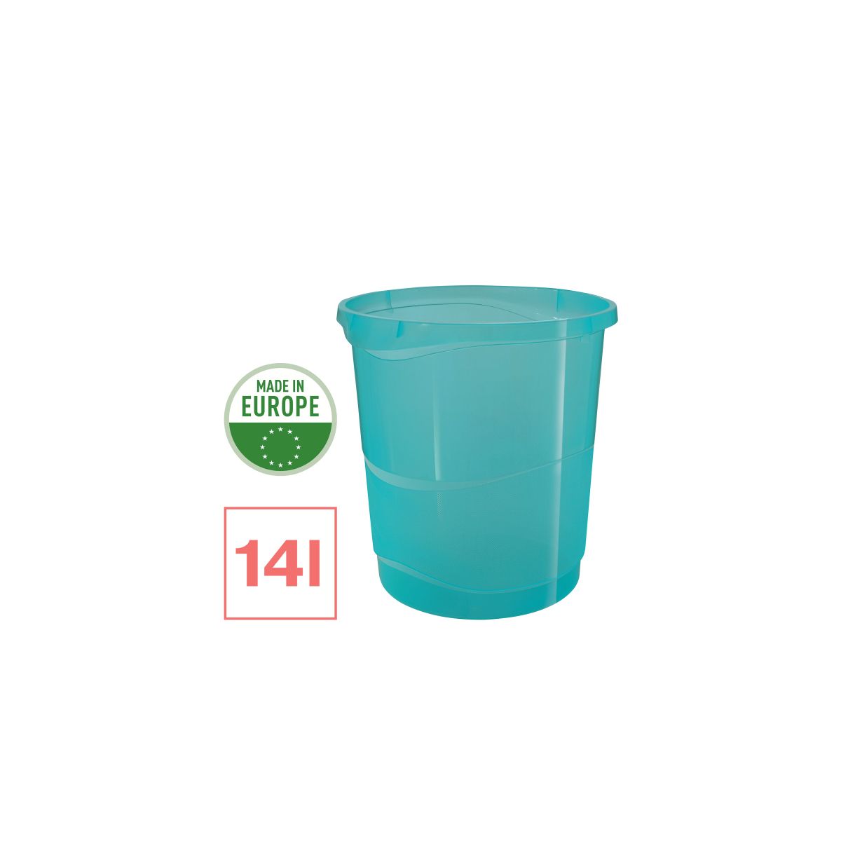 Kosz na śmieci Esselte Colour Breeze kolor: niebieski 14L (626289)