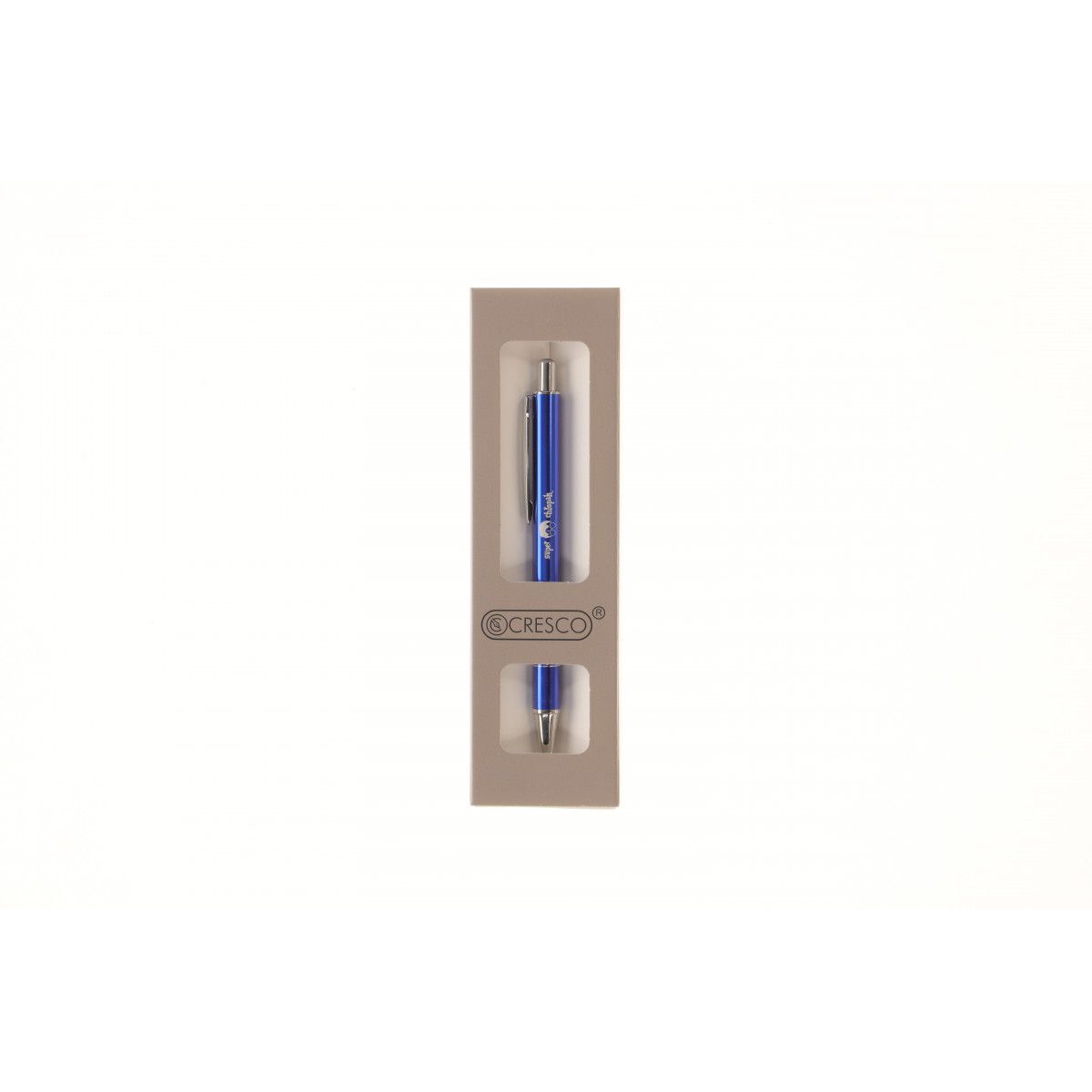 Długopis X22 Carlos w etui 5907464219991 niebieski 1,0mm Cresco